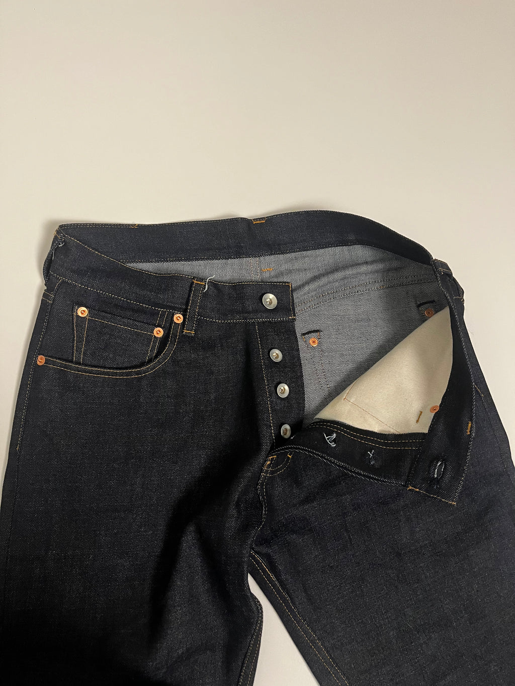 Raw Denim Swan Cut