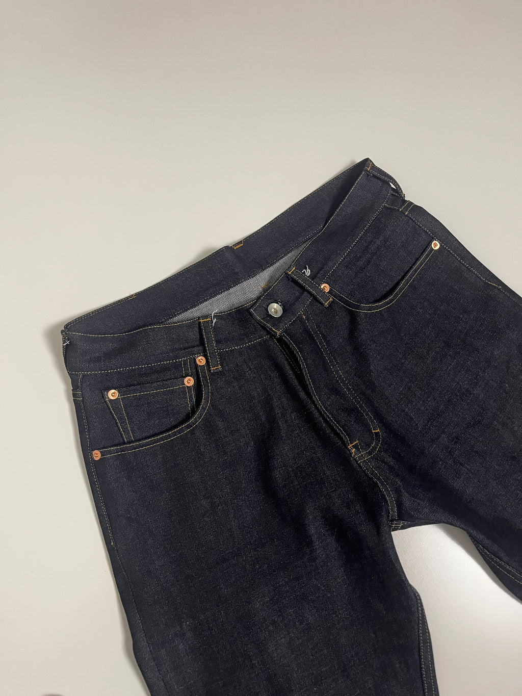 Raw Denim Swan Cut