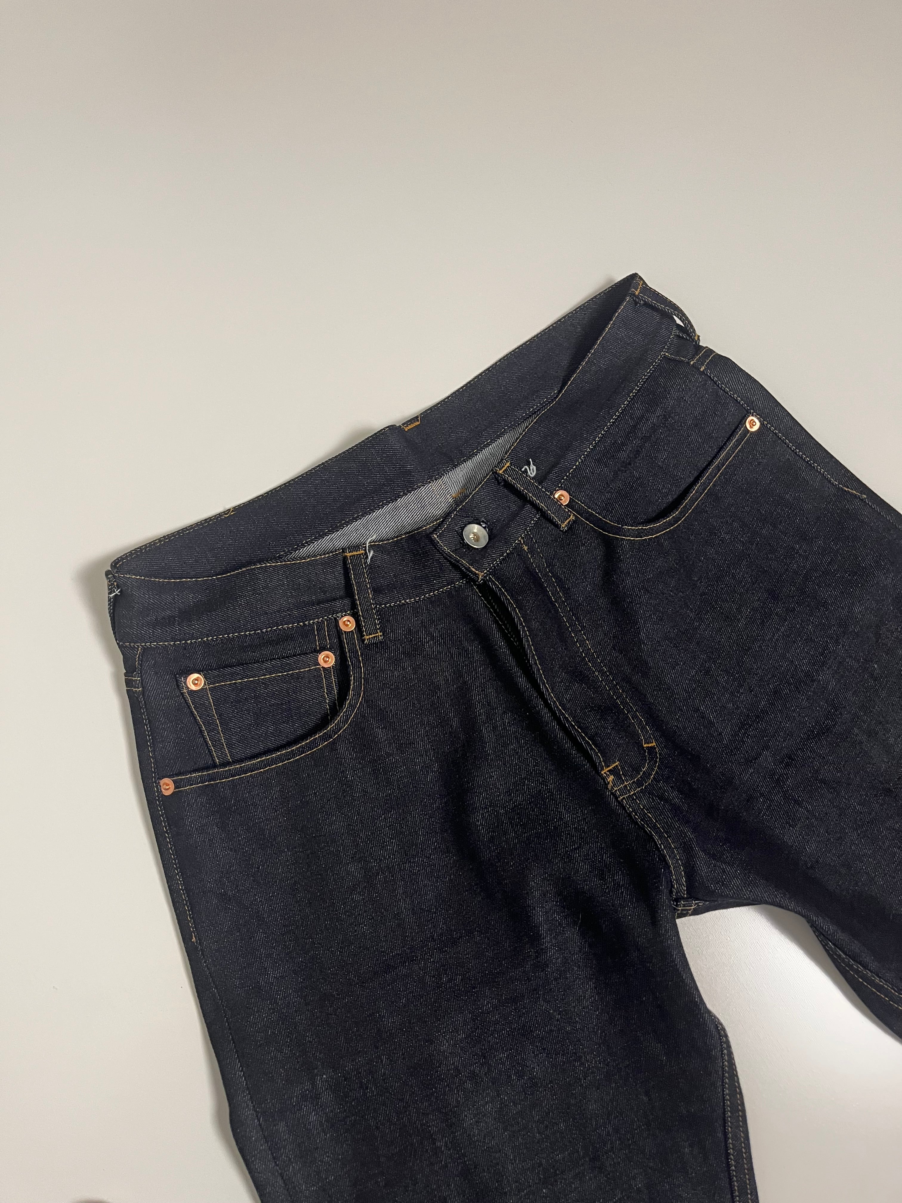 Raw Denim Swan Cut