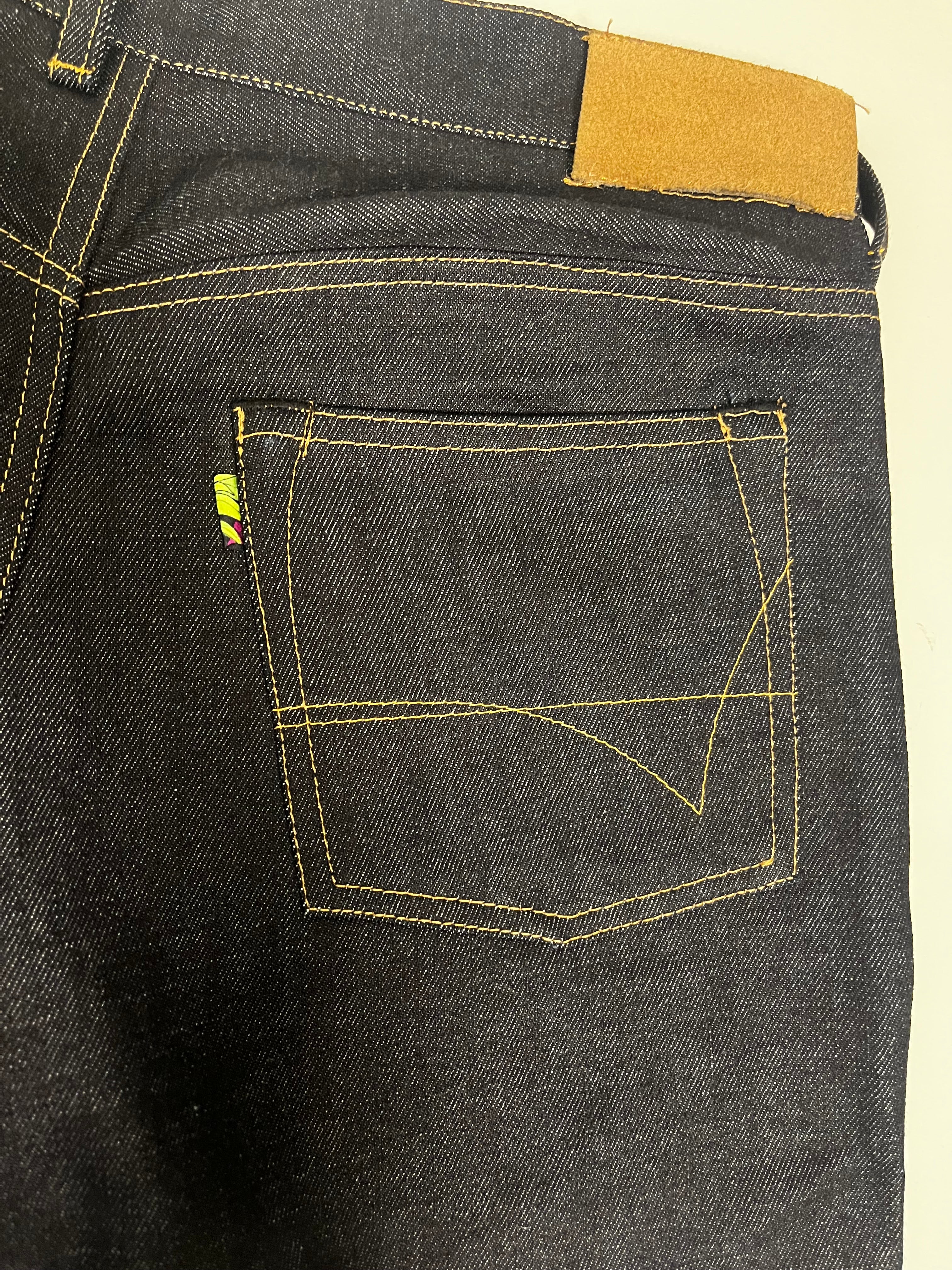 Raw Denim Swan Cut