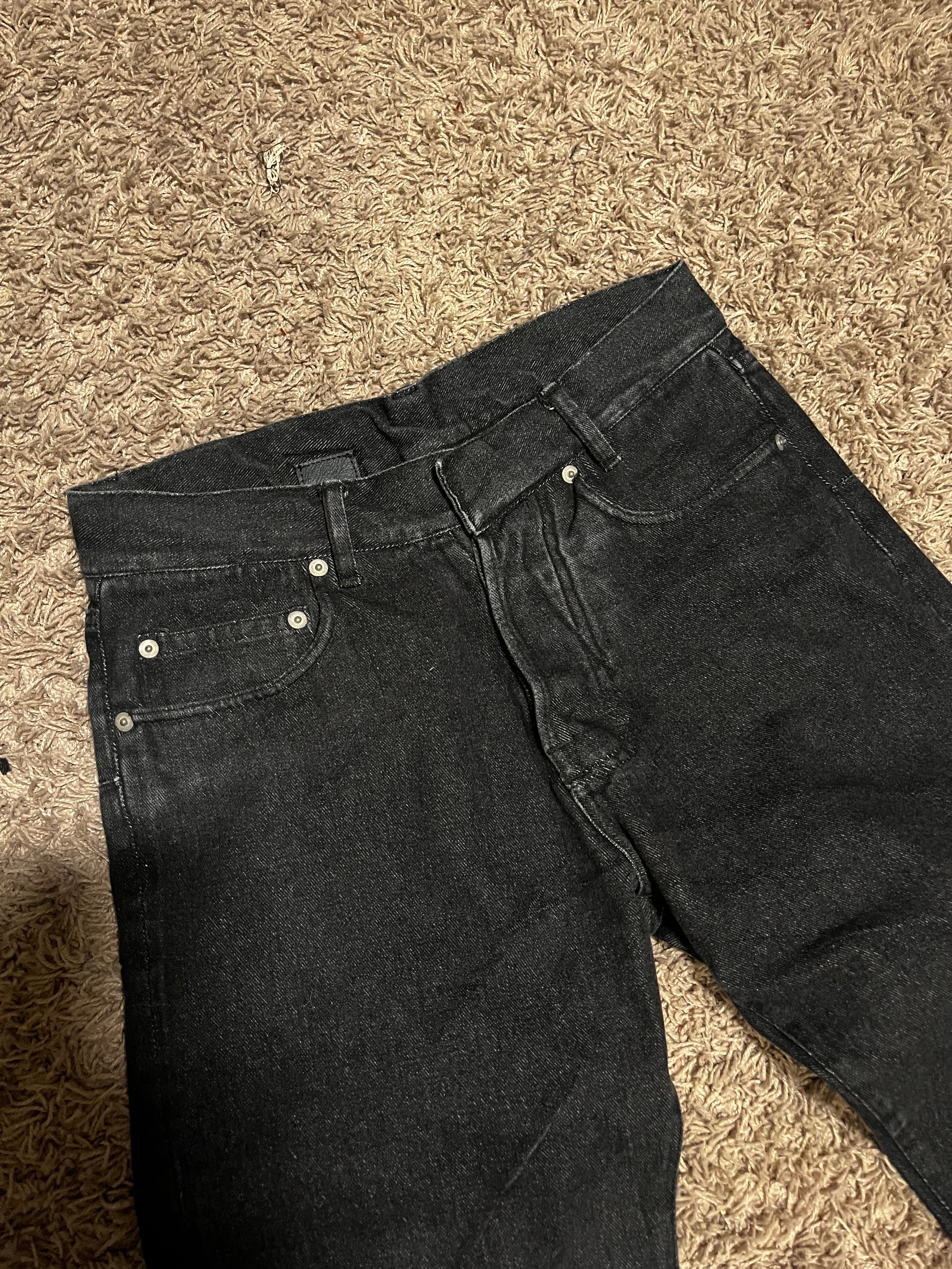 Washed Denim Swan Cut