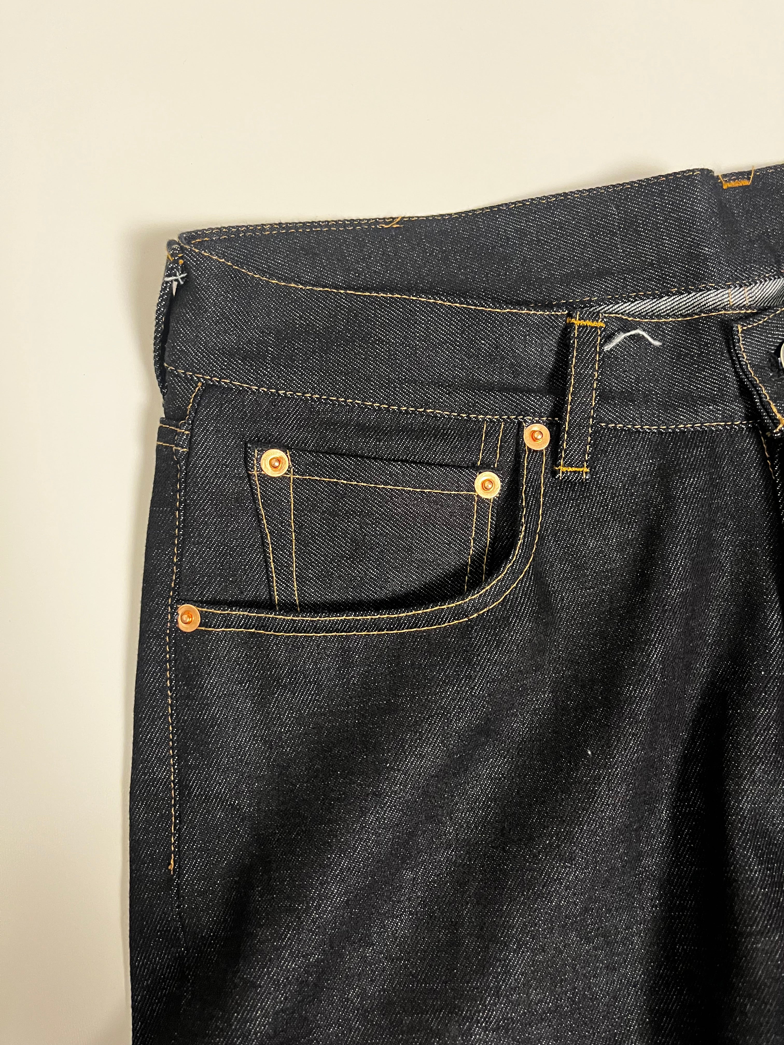 Raw Denim Swan Cut