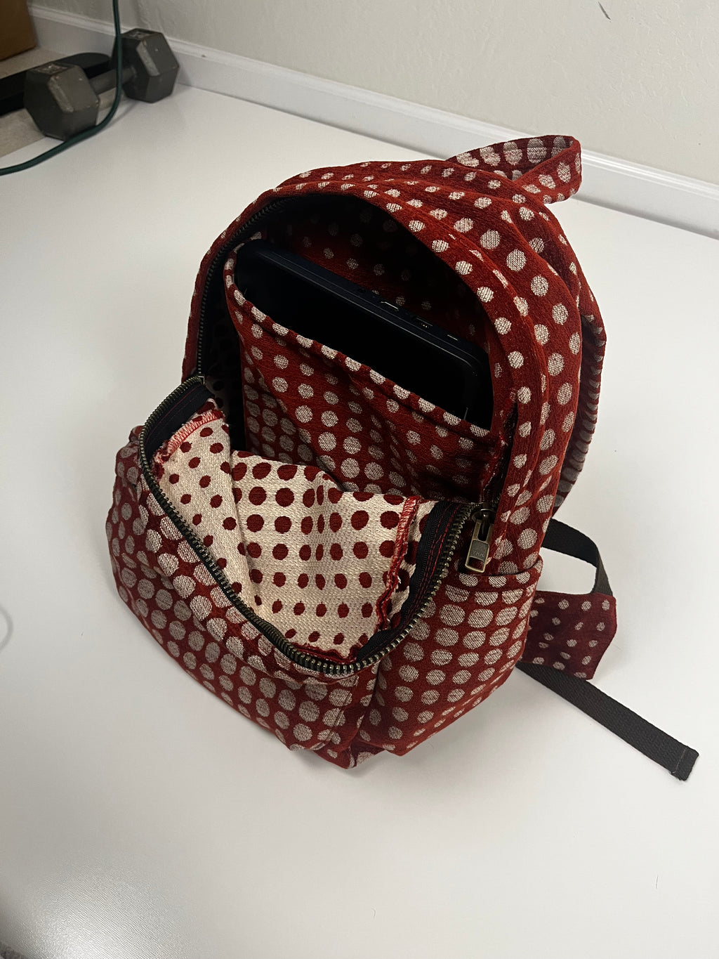 Polka Dot Backpack