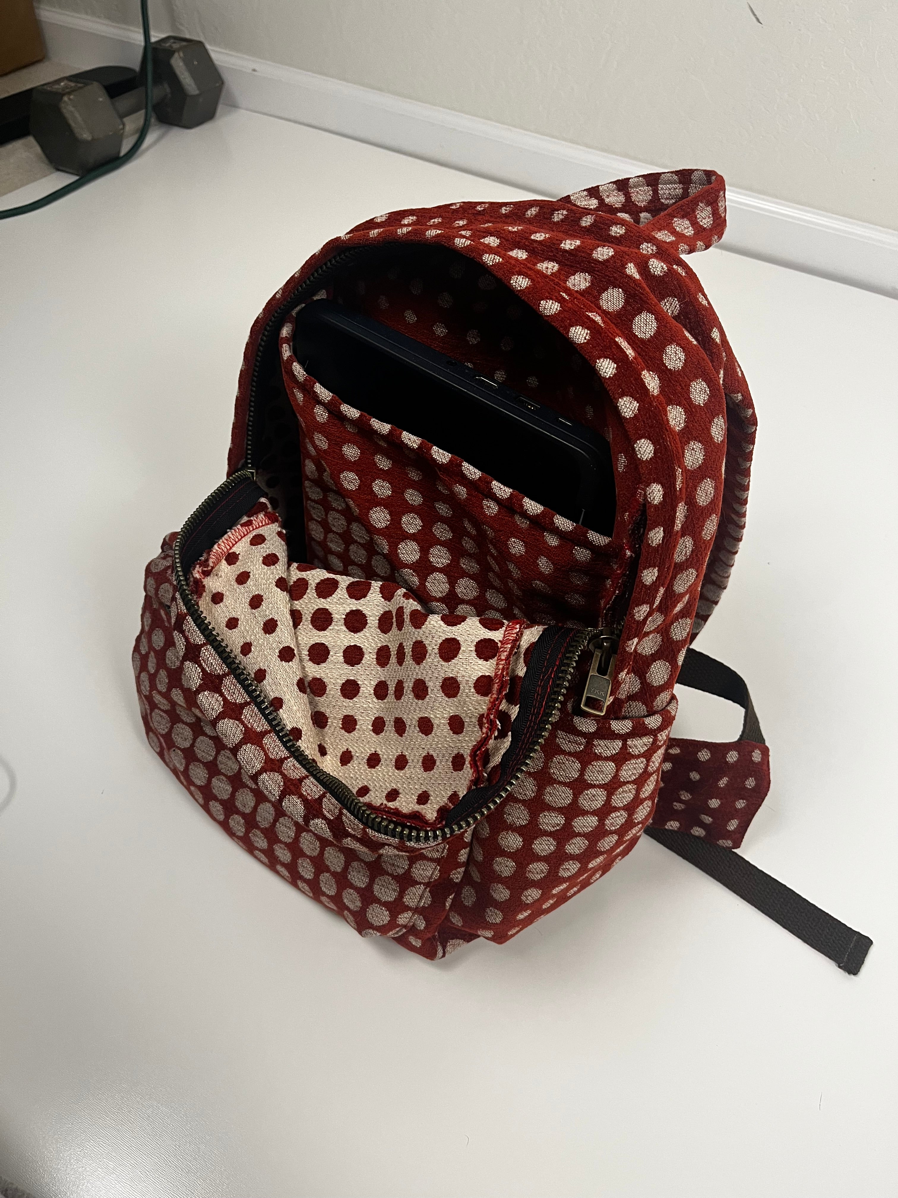 Polka Dot Backpack