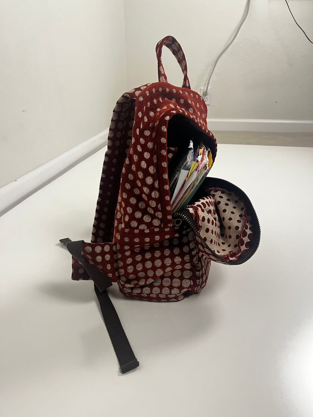 Polka Dot Backpack