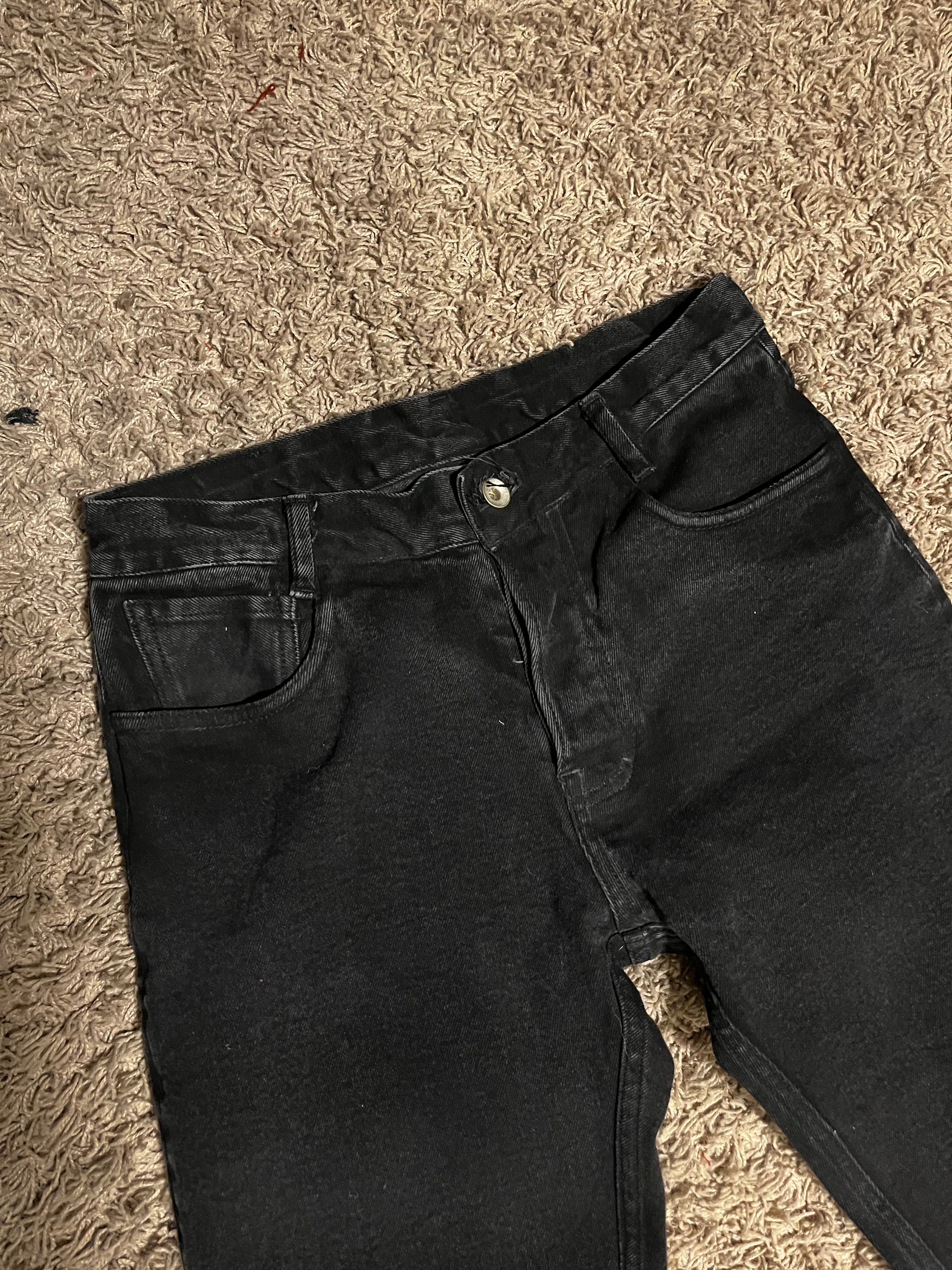 Washed Denim Swan Cut