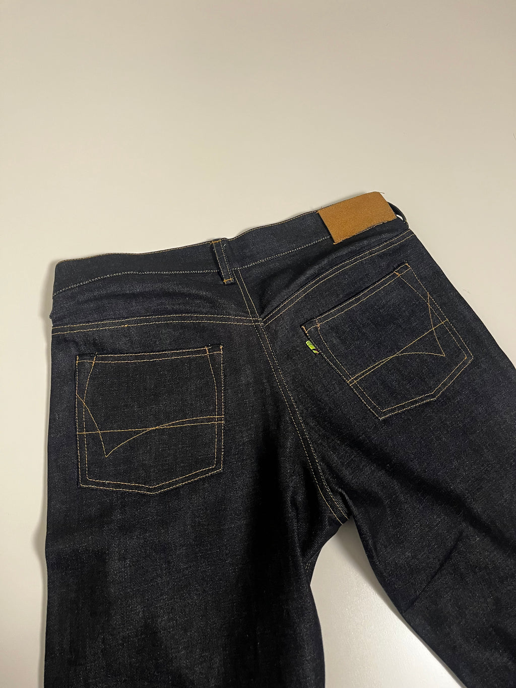 Raw Denim Swan Cut
