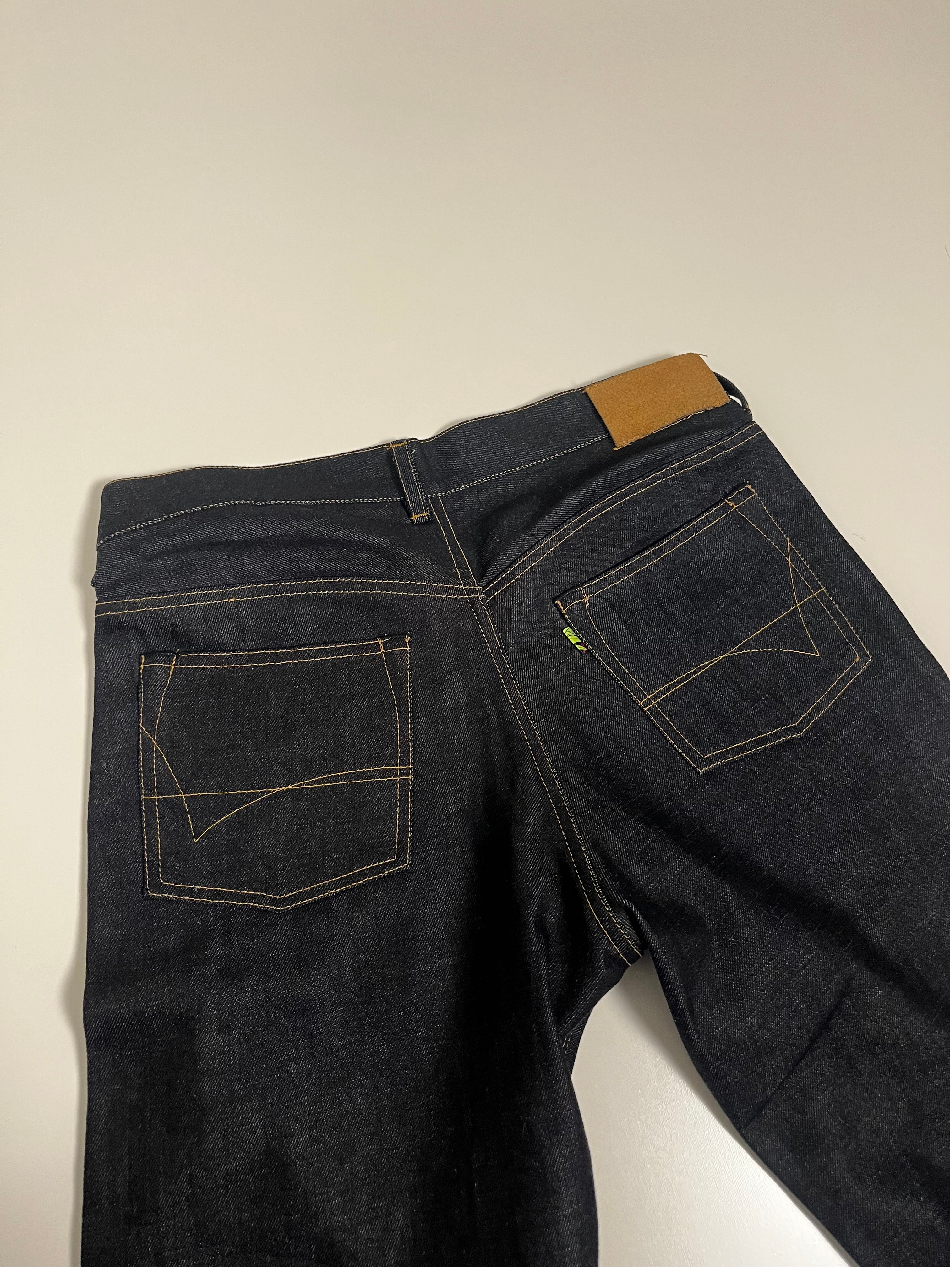 Raw Denim Swan Cut