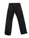 Slim Black Canvas Pants