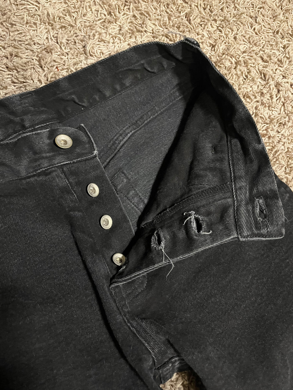 Washed Denim Swan Cut